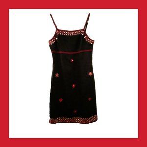 Sue Wong elegant black sleeveless dress